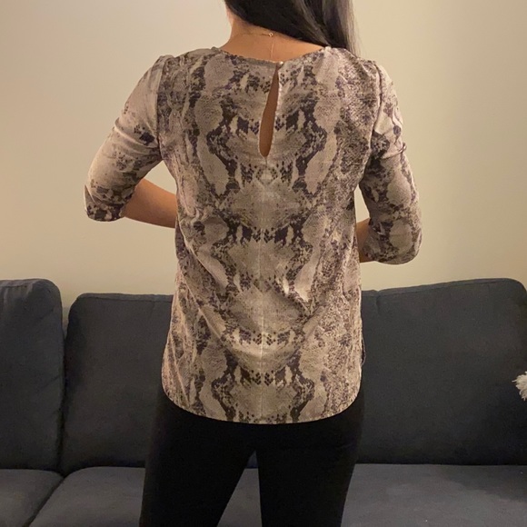 Mango Snake Print Blouse - Picture 4 of 6